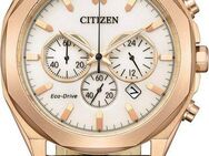 Citizen Chronograph CA4593-15A, Armbanduhr, Herrenuhr, Solar, Stoppfunktion, Lederarmband