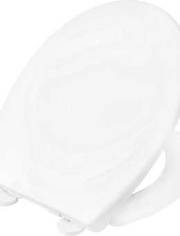 CORNAT WC-Sitz Pflegeleichter Thermoplast - Montierbarer Kinder-Sitz - Quick up, Clean Funktion - Absenkautomatik - Montage von oben / Toilettensitz