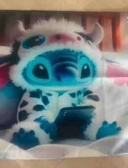 NEU Disney Lilo & Stitch Kissenbezug 45x45 Stitch mit Smartphone Kuh Anzug cuty - Magdeburg