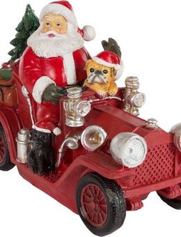 Myflair Möbel & Accessoires Weihnachtsfigur Weihnachtsdeko rot (1 St), im Auto, Höhe ca. 18 cm