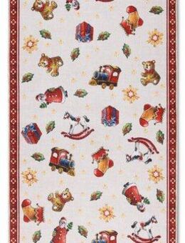 Villeroy & Boch Teppich Nostalgic, rechteckig, Höhe: 3 mm, Läufer, Weihnachten, Wohnzimmer, Flur, Geschenk, Toys Delight, Deko