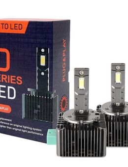 Umrüstsatz von Xenon auf D3S LED Scheinwerferlampen 6000K 35W – CANBUS Plug & Play Set (2 Stück) Set453545221 - Wuppertal