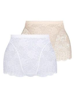 Sassa Panty (2er Pack) mit Spitzeneinsatz
