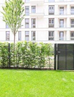 Sonnige Erdgeschosswohnung mit zwei Terrassen und moderner Einbauküche in bester Wohnlage im "Karo&Gold" - Frankfurt (Main)