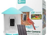 BIRDFY Smarte Futterstation mit Solarzelle - ca. L 36 x B 28 x H 19 cm