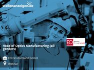 Head of Optics Manufacturing (all genders) - Wetzlar