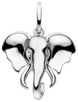 JOBO Kettenanhänger Anhänger Elefant, 925 Silber