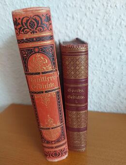 Antiquarische Bücher: Schiller's Gedichte, Goethe's Gedichte 1888 - Spaichingen Zentrum