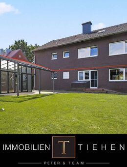 Gartenzeit inklusive - Erdgeschosswohnung mit Wintergarten, Garage und modernisiertem Tageslichtbad - Meppen
