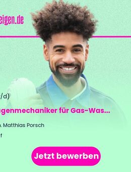 Anlagenmechaniker (m/w/d) für Gas-Wasserinstallation / Heizungstechnik - Hof