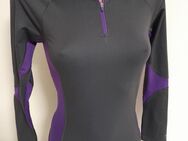 "-Box#1 wedze Poloshirt XS 34 Sport Shirt T-Shirt Damen Kragen langarm braun lila - Mühlberg (Elbe)