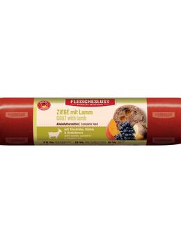 Fleischeslust Classic 8 x 400 g - Ziege mit Lamm mit Steckrübe, Kürbis & Heidelbeere