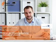 Leiter der Finanzverwaltung – Kämmerer (m/w/d) - Bad Reichenhall