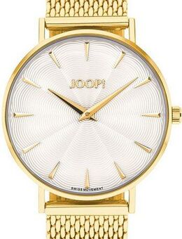 JOOP! Quarzuhr 2027243, Armbanduhr, Damenuhr, analog, Edelstahlarmband