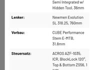 Cube E-Bike, Cube Helm, passender Anhänger - Wolgast