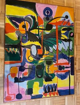 Friedrich Schiemann, "Garten", Ölgemälde, 1952 - Leverkusen
