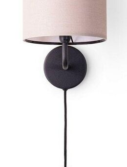 Paco Home Wandleuchte Uni Color, ohne Leuchtmittel, Wandlampe Schalter Flur Wohnzimmer Ø…18cm Unifarben Deko Kabel 3m E14