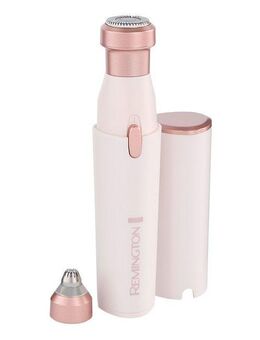 Remington Beauty-Trimmer BareMe2-in-1 Gesichtshaarentferner (WFS200), verschiedene Trimmaufsätze, Präzisions-Augenbrauenformer, elektrisch