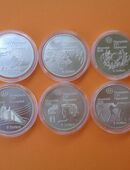 Silbermünzen 6x 5 Dollars Canada Montreal in 06110