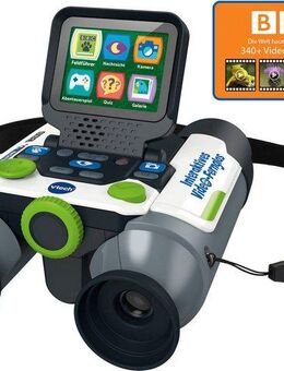 Vtech® Interaktives Video-Fernglas Kinderfernglas (mit integrierter Kamera und LCD-Bildschirm)