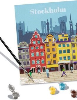 Ravensburger Malen nach Zahlen CreArt, Colorful Stockholm, Made in Europe