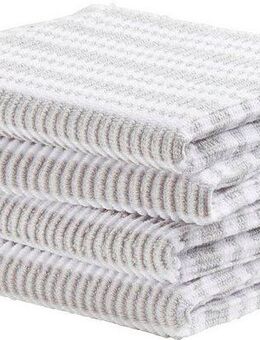 DDDDD Spültuch Stripe, 30x30 cm, aus 100% Baumwolle, (Set, 4-tlg), mit luxuriöser Rippenstruktur und optimale Feuchtigkeitsaufnahme
