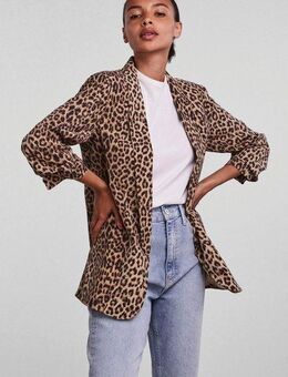 pieces Blusenblazer PCBOSELLA 3/4 PRINTED BLAZER NOOS mit 3/4 Ärmel