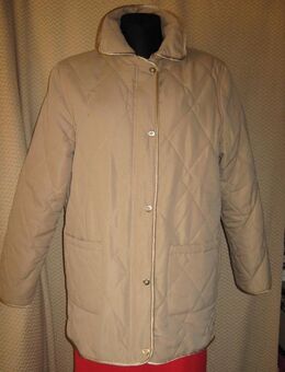 NEU * Edel * Klassik * DESIGNER * Stepp - Jacke * im Englisch- Style * mit Satin Paspelierung * Gr. 38- 40/ S- M * caramèl- beige * - Riedlingen