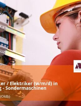 Elektroniker / Elektriker (w/m/d) in Oldenburg - Sondermaschinen - Oldenburg