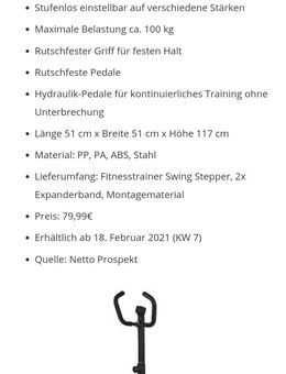 Swing Stepper - Mühlau