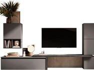 INOSIGN Wohnwand INFINITY, 7tlg. Breite 290 cm, Höhe variabel, Schrankwand, Anbauwand, (7-St), (Lowboard, T-Boden, 3x Hängewürfel, Würfelregal Set, Würfel-Element)
