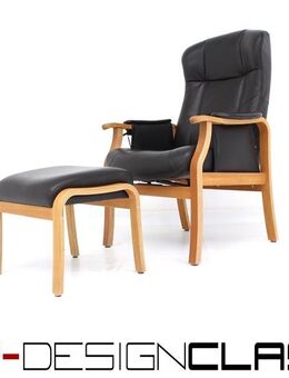 wie neu! danish Nordic Easy Lounge Chair Relax Sessel Leder - Hamminkeln Zentrum