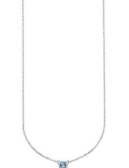 HECHTER PARIS Kette mit Anhänger Schmuck Geschenk Silber 925 Halsschmuck Halskette Ankerkette Solitär, mit Zirkonia (synth)