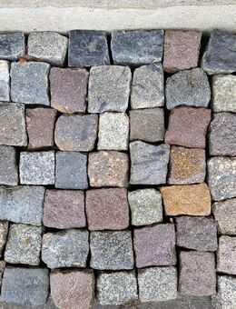 Pflastersteine, Kleinpflaster 9/11er, bunt, gebraucht, Altstadtpflaster Granit u. a., Gebrauchtpflaster, Kopfsteinpflaster - Wermsdorf