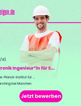 Elektronik Ingenieur*in (w/m/d) für Satelliten-Instrumentierung (Projekt NewAthena WFI) - Garching (München)