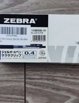 10.Stück Zebra Sarasa Clip 0.4mm Blue Black Box-Set NEU OVP. - Köln