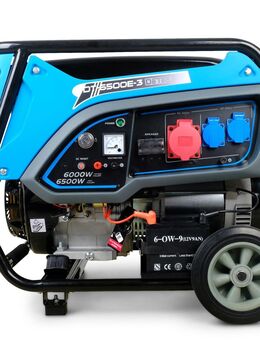 DeTec. Benzinaggregat Stromerzeuger 6 kW Stromaggregat Generator 230 V + 400 V - Mönchengladbach Zentrum