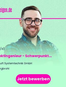 Projektingenieur - Schwerpunkt Automatisierung, IT und Netzwerkinfrastruktur (m/w/d) - Burgbrohl