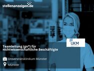Teamleitung (gn*) für nichtwissenschaftliche Beschäftigte - Münster