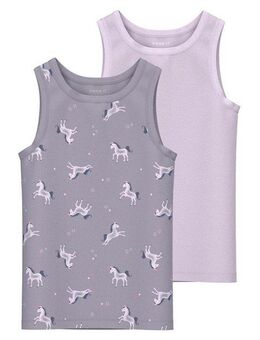 Name It Unterhemd NMFTANK TOP 2P LAVENDER UNICORN NOOS (Packung, 2-St)