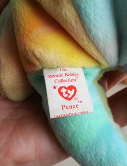 Ty-The Beanie Babies Collection-Peace-Teddy von 1996,ca. 22 cm - Linnich
