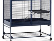Savic Royal Suite 100, navy blau - Hauptkäfig: L 99,8 x B 63,2 x H 99 cm