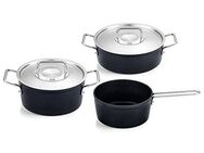 Fissler Topf-Set Adamant®, Aluminium (Set, 3-tlg., Kochtopf 20 + Bratentopf 24 + Stielkasserolle 18cm oD), Made in Germany