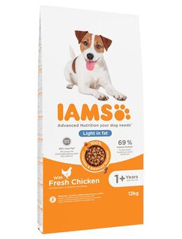 2 kg gratis! 12 kg IAMS Advanced Nutrition - Weight Control mit Huhn