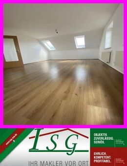 3-Raum Wohnung im DG - ROSSAU - inkl. 2 KFZ-Stellplätze möglich! - Rossau
