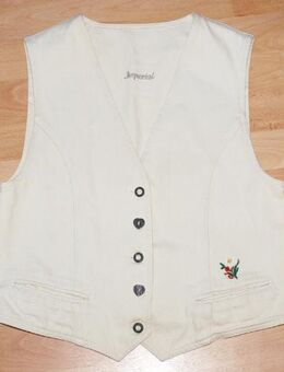 IMPERIAL Damen Trachtenweste - Weste / Jacke  m. Stickerei "beige" Gr. 36 - Andernach