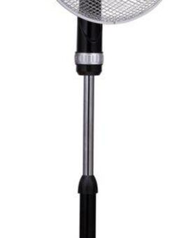 Sonnenkönig Standventilator Black 16, Leistung 50W, schwenkbar, laufruhig, höhenverstellbar, hohe Effizienz, modernes Design, 3 Geschwindigkeiten