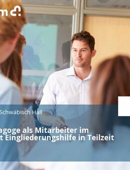Sozialpädagoge als Mitarbeiter im Fachdienst Eingliederungshilfe in Teilzeit (m/w/d) - Crailsheim
