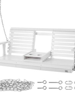 Hollywoodschaukel aus Holz – Komfort und Stil für Ihren Außenbereich weiss Set25621 - Wuppertal
