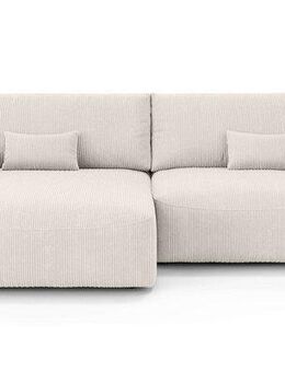OTTO home Ecksofa MATTS Schlafsofa mit Bettkasten, Maße B/T/H: 265/159/89 cm, L-Form mit Recamiere rechts oder links, hoher Sitzkomfort